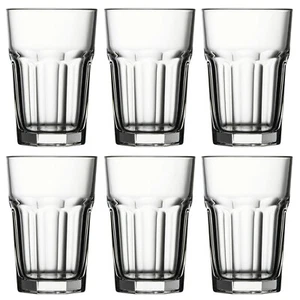 Pasabahce Casablanca 265ml Set Of 6 Tumbler Whisky Scotch Drinking Glasses Gift - Picture 1 of 3