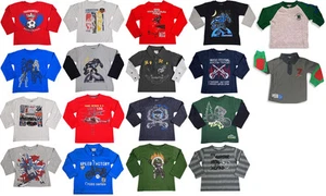 Mish Toddler & Little Boys Long Sleeve Graphic Tee Shirt Top CLOSEOUT - Picture 1 of 39