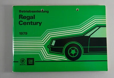 Manuale / Guida Buick Century / Regal 1979 In Tedesco, Forato - Immagine 1 di 2