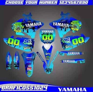Graphics Kit for Yamaha YZ 125 250 (2015-2021) YZ125 YZ250 - Picture 1 of 3