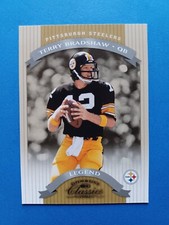 2002 DONRUSS CLASSICS TERRY BRADSHAW #109 LEGENDS #/1000 PITTSBURGH STEELERS