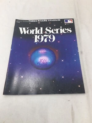 1979 World Series Program Magazine Display Pittsburgh Pirates Baltimore Orioles - Image 1 of 4