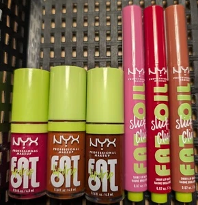 NYX Fat Oil Lip Drip .16 oz or Fat Oil Slick Click .07 oz ~ You Choose - Picture 1 of 11