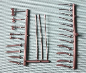 2 WEAPONS & SWORDS sets FOR Argentina DSG PLASTIC TOY SOLDIERS & BRITAINS - Imagen 1 de 5