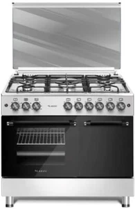 Cucina da 90x60 Lar.El forno elettrico con vano porta bombola 5 fuochi acc. elet - Foto 1 di 4