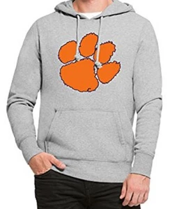Clemson Tigers NCAA '47 Headline Pullover Hoodie Slate Gray Adult Men's XL - Picture 1 of 1