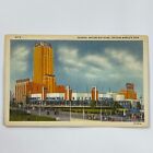 General Motors Building Chevy Buick Chicago Weltausstellung 1933 Leinen Postkarte