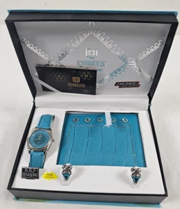 QBOS Irresistible para Damas, Reloj, Cartera y Pendientes Set de Regalo #QB-1245 - Imagen 1 de 16