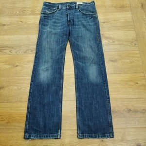 Jeans Diesel Busky para Hombres W34 L34 Azul Relajado Calce Suelto Pierna Ancha Denim - Imagen 1 de 12