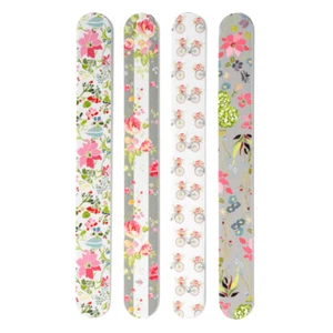 Nail File Julie Dodsworth Pink Floral Design Matchbook Nail File per Pack Gift - Picture 1 of 6