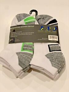 Zone In Boys Ankle Low Socks 6 Pack Multicolor Size 9-11
