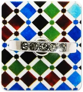 Phone Ring Holder Grip Made with Swarovski Oktant Crystal Premium Quality - Picture 1 of 5