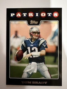 2008 Topps Tom Brady BLACK BORDER #7 of 12
