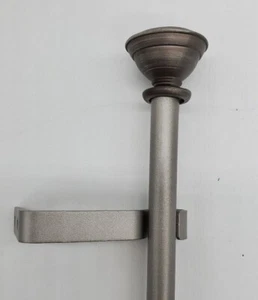 Manopola 1/2" Asta per tenda regolabile - Due taglie, due colori - Foto 1 di 5