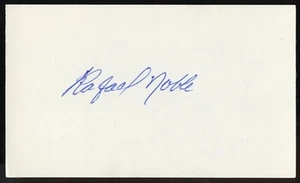 Ray Noble d1998 signed autograph auto 3x5 index card Baseball Player 4027 - Picture 1 of 1