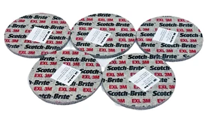 Rueda unificada de carburo de silicio Scotch-Brite EXL 5 X 3M 4" X 1/4” X 1/4" 6S fina - Imagen 1 de 4