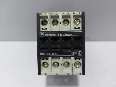 Benedikt & Jager K3-10A00-40 Electrical Contactor 180-210V 50Hz / 200-240V 60Hz - Image 1 of 4