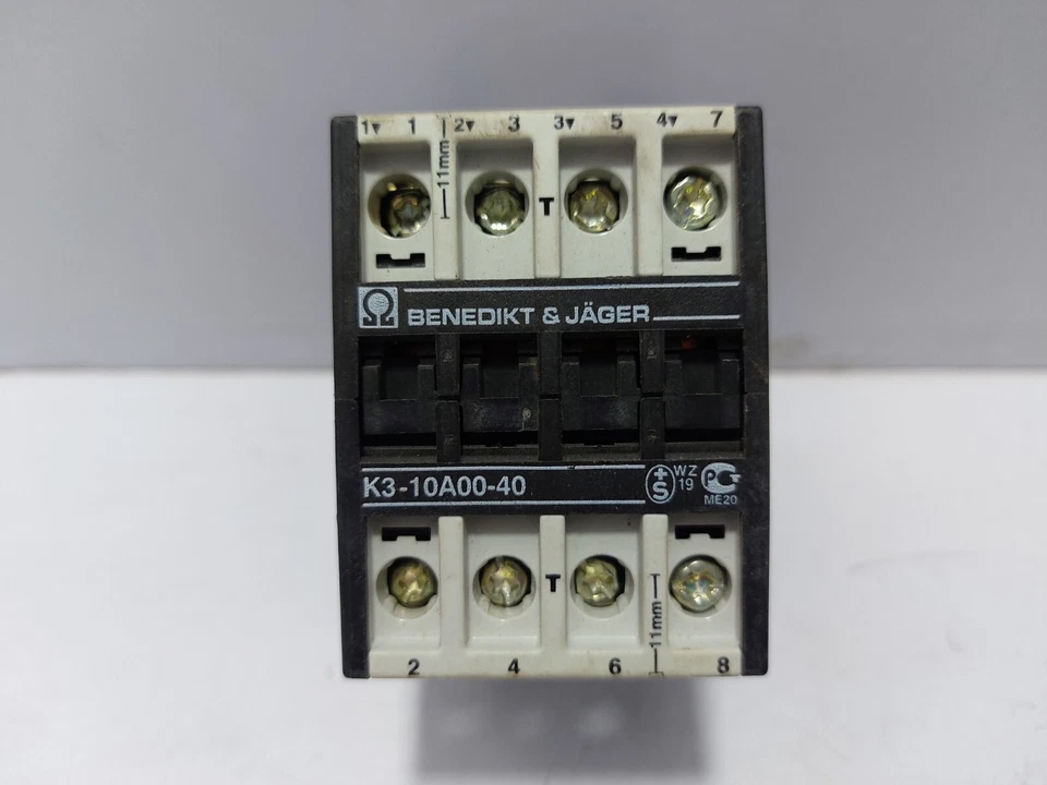 Benedikt & Jager K3-10A00-40 Electrical Contactor 180-210V 50Hz / 200-240V 60Hz - Image 1 of 4