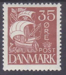DINAMARCA 1927 MARCA FRANCA BARCOS CARABELA Mi.no: 172 -**MNH**/nuevo - ¡LUJO!! - Imagen 1 de 2