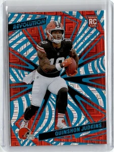 2025 Panini Revolution Teal Levels Quinshon Judkins RC 331/499 Cleveland Browns - Bild 1 von 2