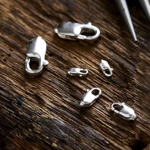 925 Sterling Silver Lobster Trigger Clasp 7-16mm Jewellery Finding for Necklace - Picture 1 of 8