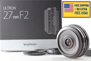 No Custom Fee USA [Unused] Voigtländer ULTRON 27mm F/2 Black Fujifilm X mount - Bild 1 von 11