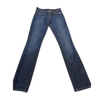 Pantalones de mezclilla Citizens of Humanity Ava de pierna recta para mujer talla 25 elásticos cintura baja Foto 1 de 4