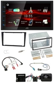 JVC USB Bluetooth Lenkrad DAB 2DIN Autoradio für Opel Corsa C Tigra Vectra C cha - Bild 1 von 13