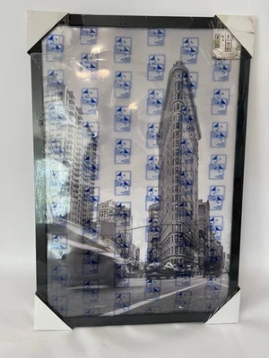 27X40 Poster Frame Black High-Gloss, Vertical & Horizontal Wall Hanging Large Pi - Image 1 of 2