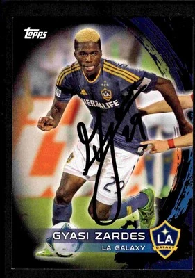 2014 Topps MLS black Gyasi Zardes auto 5/10! LA Galaxy - Image 1 of 2