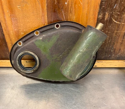 MG Midget & AH Sprite • Cubierta de distribución original del motor con bote, usada. MG6596 Foto 1 de 4