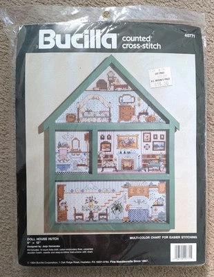 Bucilla #40771 Doll House Hutch Kit-New/Sealed! - Image 1 of 3