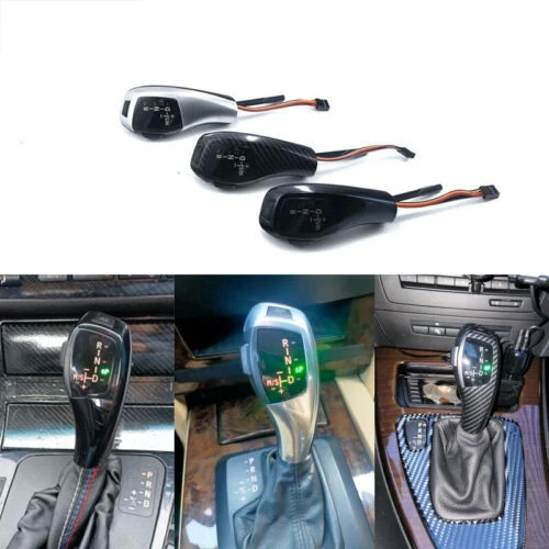 Perilla de cambio de marchas LED para BMW E46 E90 E91 E92 E93 E39 E60 E61 E63 E64 E38 E85 E86 Foto 1 de 4