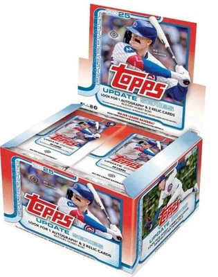 2X PAQUETES SELLADOS DE 2025 TOPPS SERIE ACTUALIZACIÓN BÉISBOL HOBBY CAJA JUMBO Foto 1 de 4