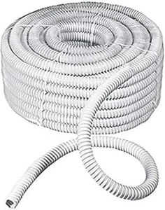 Funda espiral flexible Ø12 mm gris 30 metros para protección de cables PVC res - Imagen 1 de 1