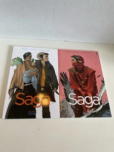 SAGA Bände 1-2 Trade Paperbacks Set Brian K. Vaughan ~ Fiona Staples - Bild 1 von 3