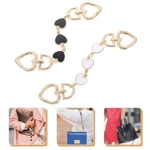  2 Pcs Extend The Package Chain Child Miss Bag Strap Extension Extender Purse - Imagen 1 de 10