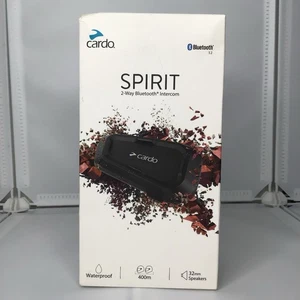 New! Cardo Spirit Single Bluetooth Motorcycle Intercom IP65 Waterproof SPRT0001 - Picture 1 of 5