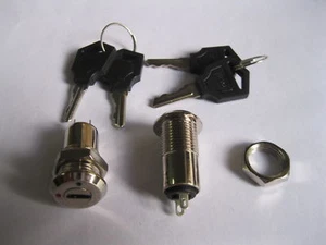 15 pcs Key Switch ON/OFF Lock Switch K3 with Plastic Handle New - Picture 1 of 2