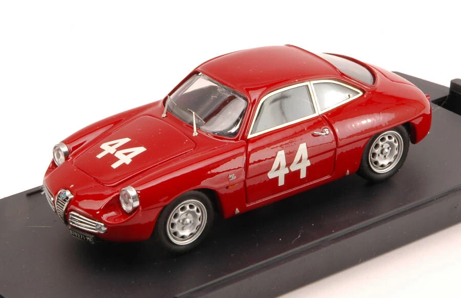 Bang #7217 1/43 pressofuso ALFA ROMEO Giulietta Sz 1960 Targa Florio #44 Kim