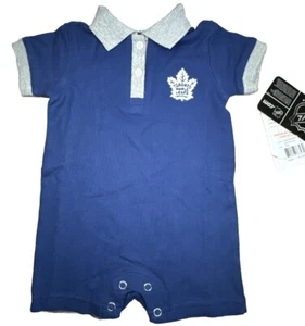 NHL Toronto Maple Leafs Hockey One Piece Body Suit / Romper Blue 6-9 Months NWT - Picture 1 of 9