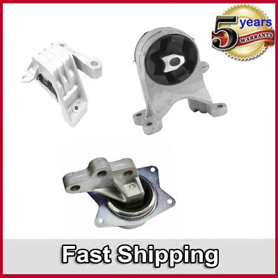 Комплект креплений двигателя и автоматической коробки передач 3 шт для 2008-2010 Pontiac G6 2,4 л L4 - Изображение 1 из 4