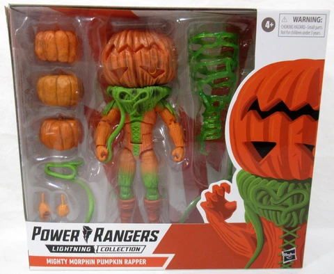 Hasbro Power Rangers Lightning Collection Pumpkin Rapper 6" Figure Sealed Cover
