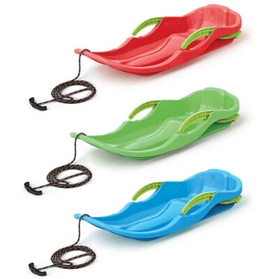 Bob Schlitten Rodel Schneegleiter Bremshebel Zugseil Griff