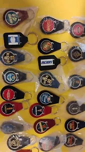 3x Key Fob & Ring Vintage & Classic Car Logo Emblem: American,European, Japanese - Picture 1 of 5