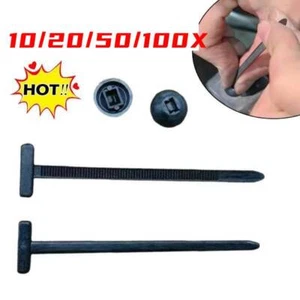 Nylon Universal Cable Tie Buckle, Heavy Duty Self~Locking Nylon Zip Ties=Holder~ - Picture 1 of 11