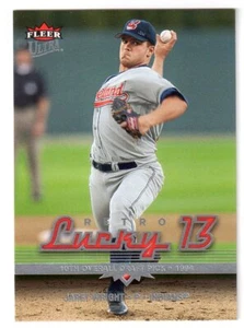 Fleer Ultra #213 2006 Jaret Wright ¡Tarjeta retro de la suerte 13 SP! INDIOS - Imagen 1 de 1