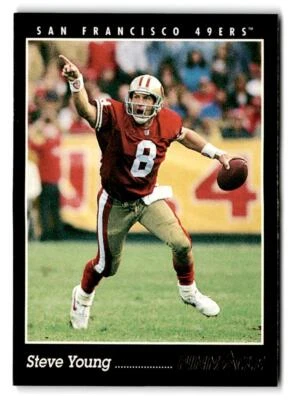 1993 1993 Pinnacle #255 Steve Young San Francisco 49ers FOOTBALL Cards - Image 1 of 2