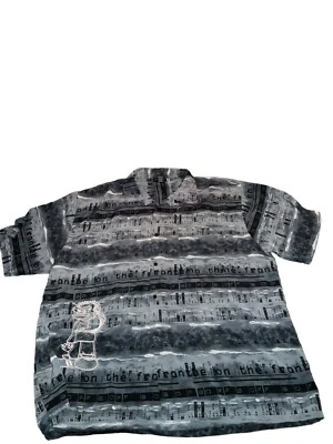 Men’s BOFF Button Down Typo Shirt XXL Vintage Rare - Image 1 of 4