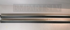 NUEVO PAR DELANTERO ORIGINAL BMW SERIE 7 E38 MOLDEO DE PUERTAS CROMO 8125349 Y 8125350 - Imagen 1 de 16